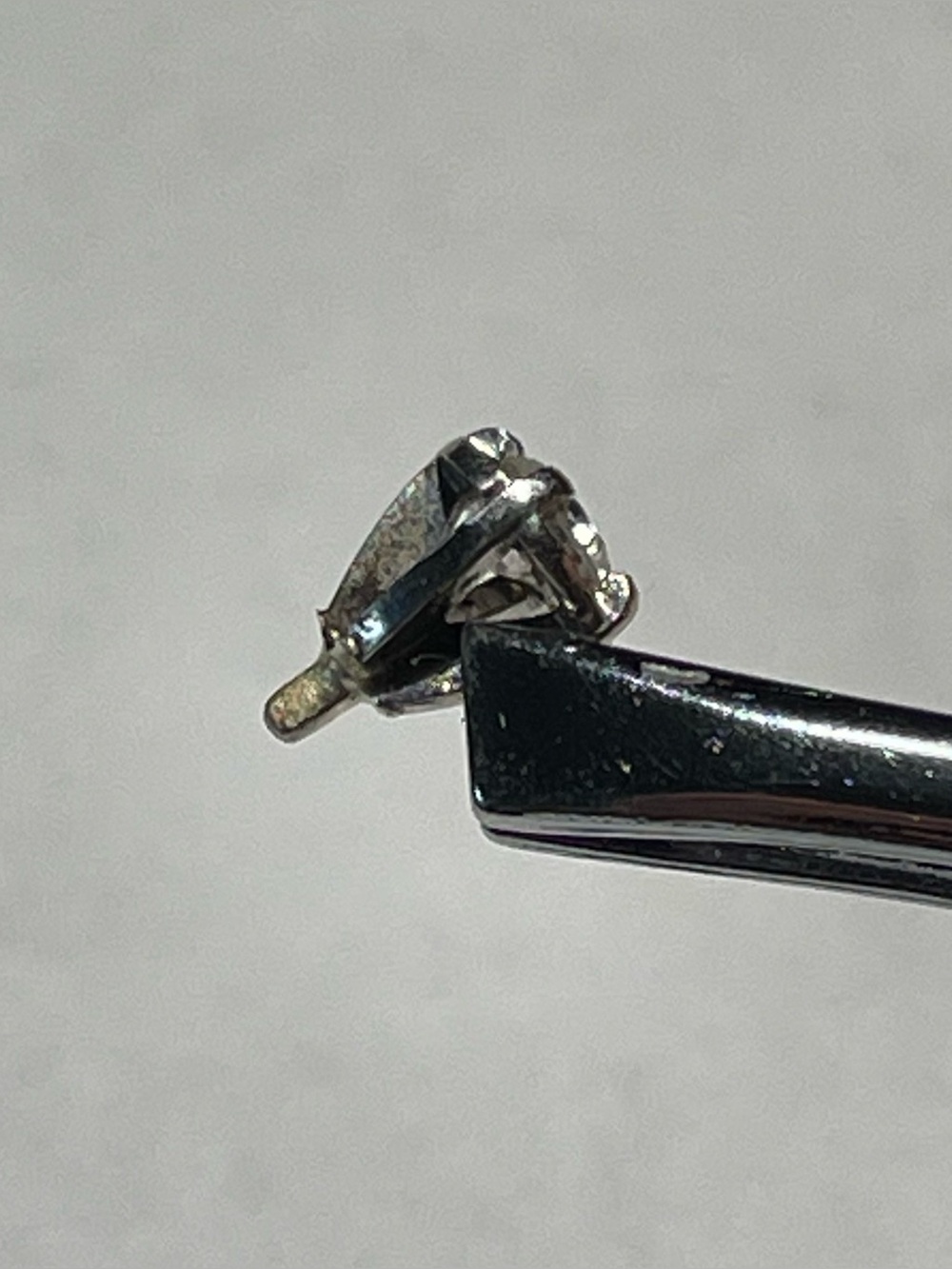 4-prong White Gold Head (setting) for Solitaire Ring Setting with Diamond - Picture 5 of 13